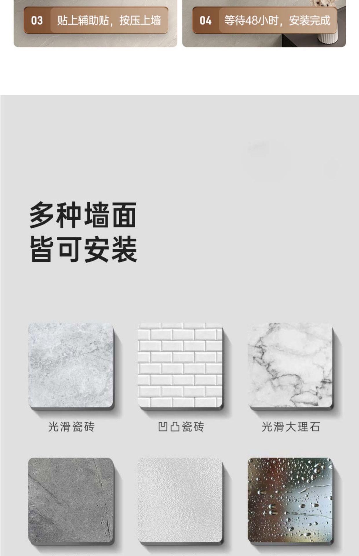 A minimalist and luxurious bathroom towel rack without holes, a single-pole storage bar, a washbasin, and a popular gun gray towel bar pic 19