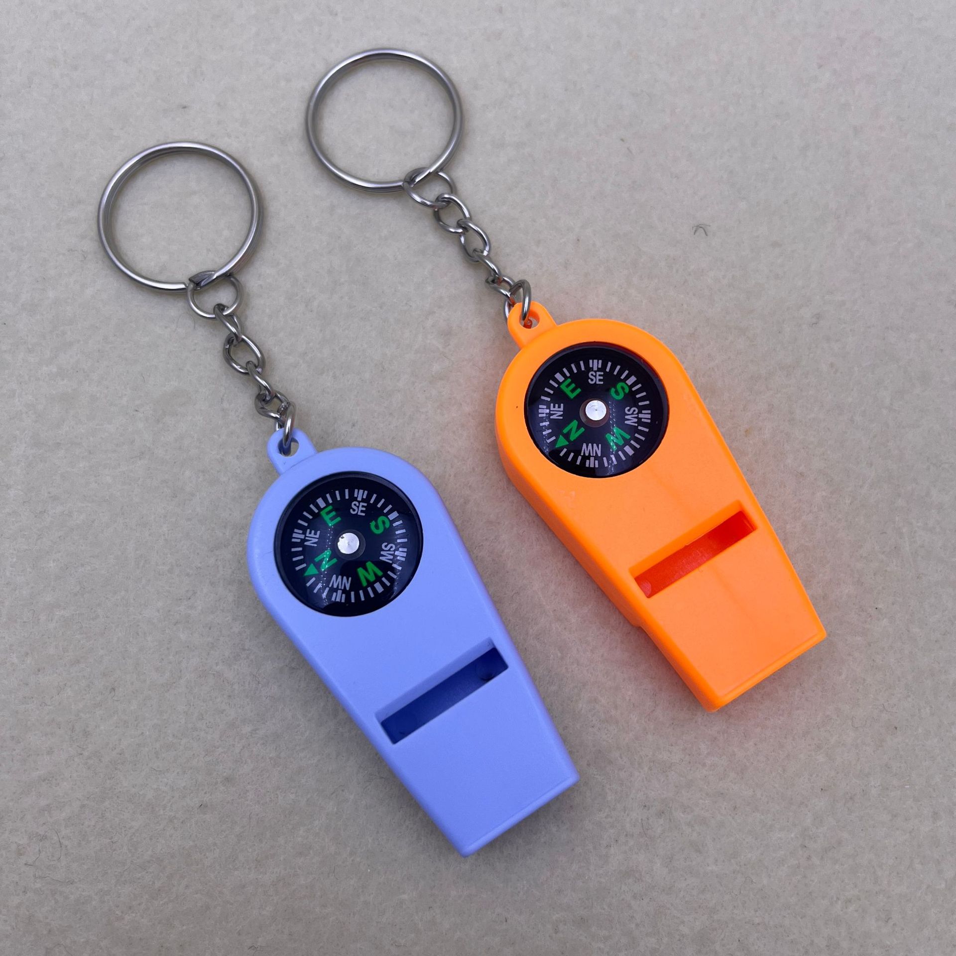 新款迷你多种颜色可选便捷可挂钥匙扣2合1口哨车用家用户外指南详情16