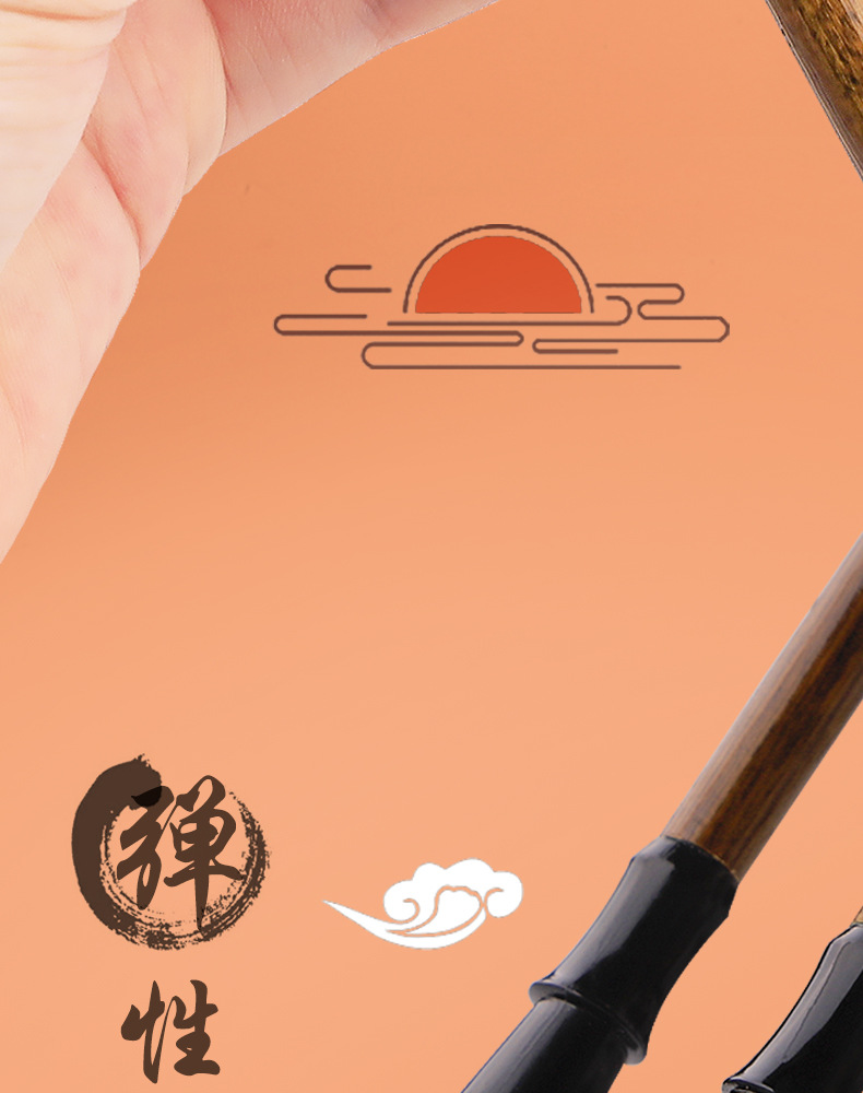 毛笔兼毫羊毫狼毫笔斗笔套装初学者入门文房四宝大白云小楷中楷大详情13
