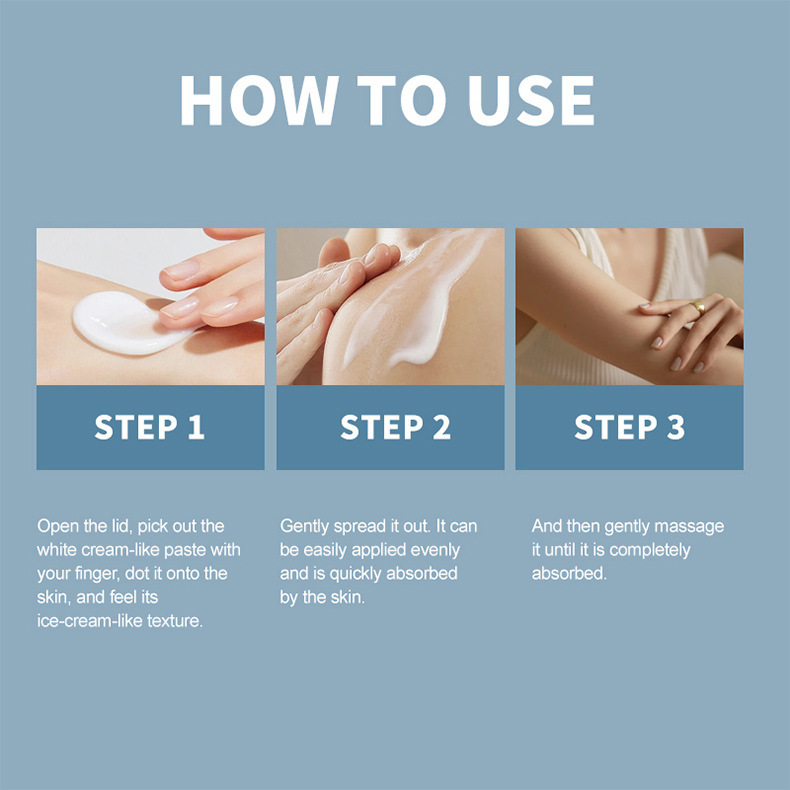 Cross-border Body lotion large white bowl Body lotion Moisturizing Dry Skin Moisturizing Fragrance Moisturizing Cream 300ml export pic 12