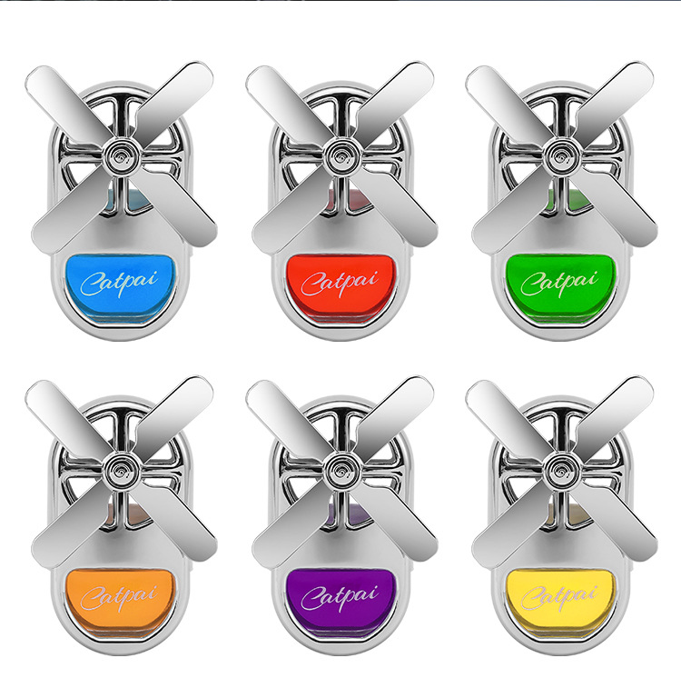 Car perfume, car aromatherapy, air conditioning outlet fan, rotating interior accessories, light-scented creative decorative items pic 12