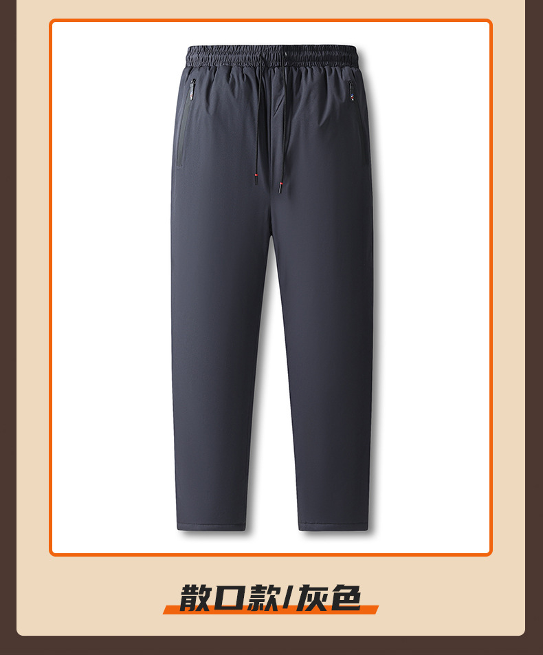 秋冬款加绒加厚羊羔绒加大加肥保暖御寒科技升温裤子休闲棉裤直筒详情33