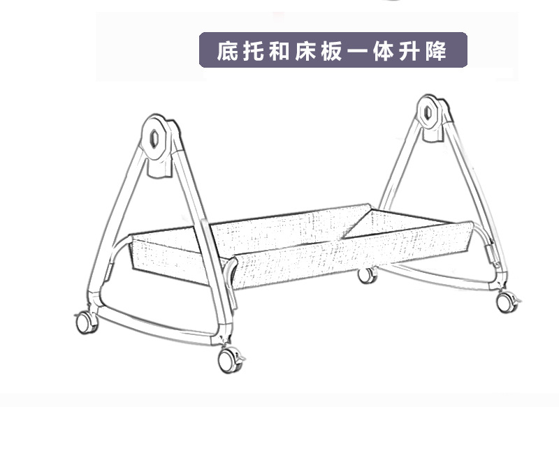 婴儿床可移动多功能折叠新生儿摇篮床亚马逊便携式尿布台拼接大床详情17