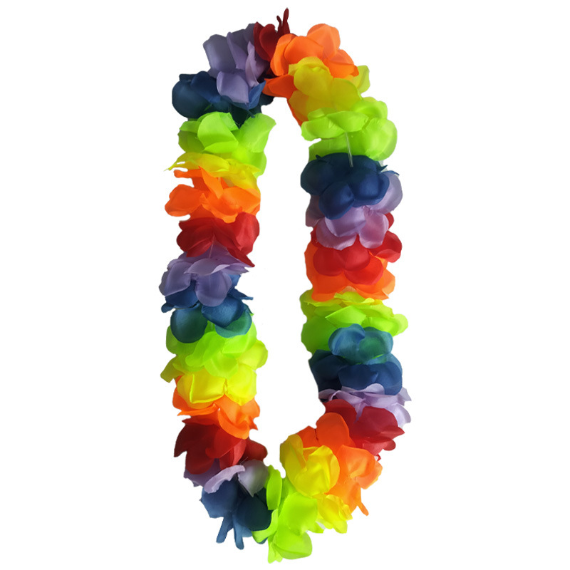 夏威夷花环表演颁奖花环酒吧花环送歌手的花环挂脖子公司会花环详情3