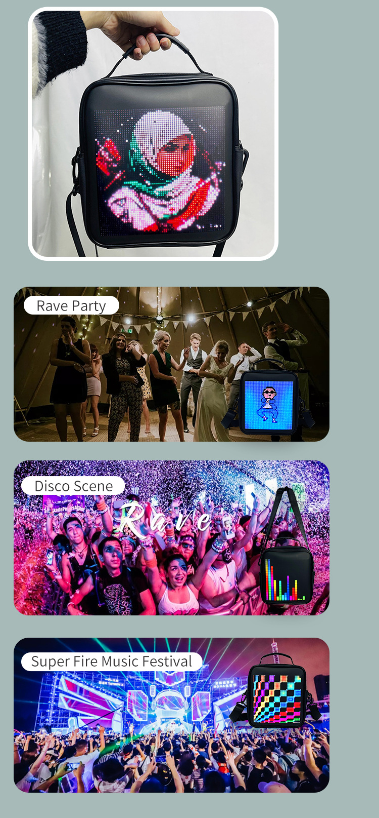 LED显示屏背包户外便携式充电显示多功能学生款详情7