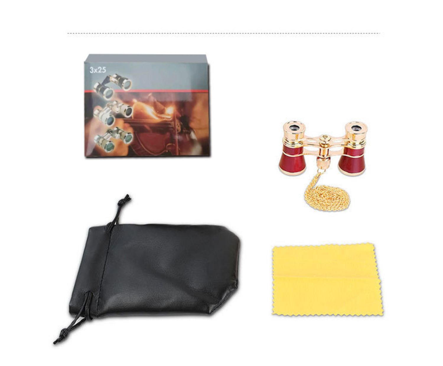 看演出迷你双筒望远镜高清观剧话剧舞台剧复古小型微型袖珍望眼镜详情26