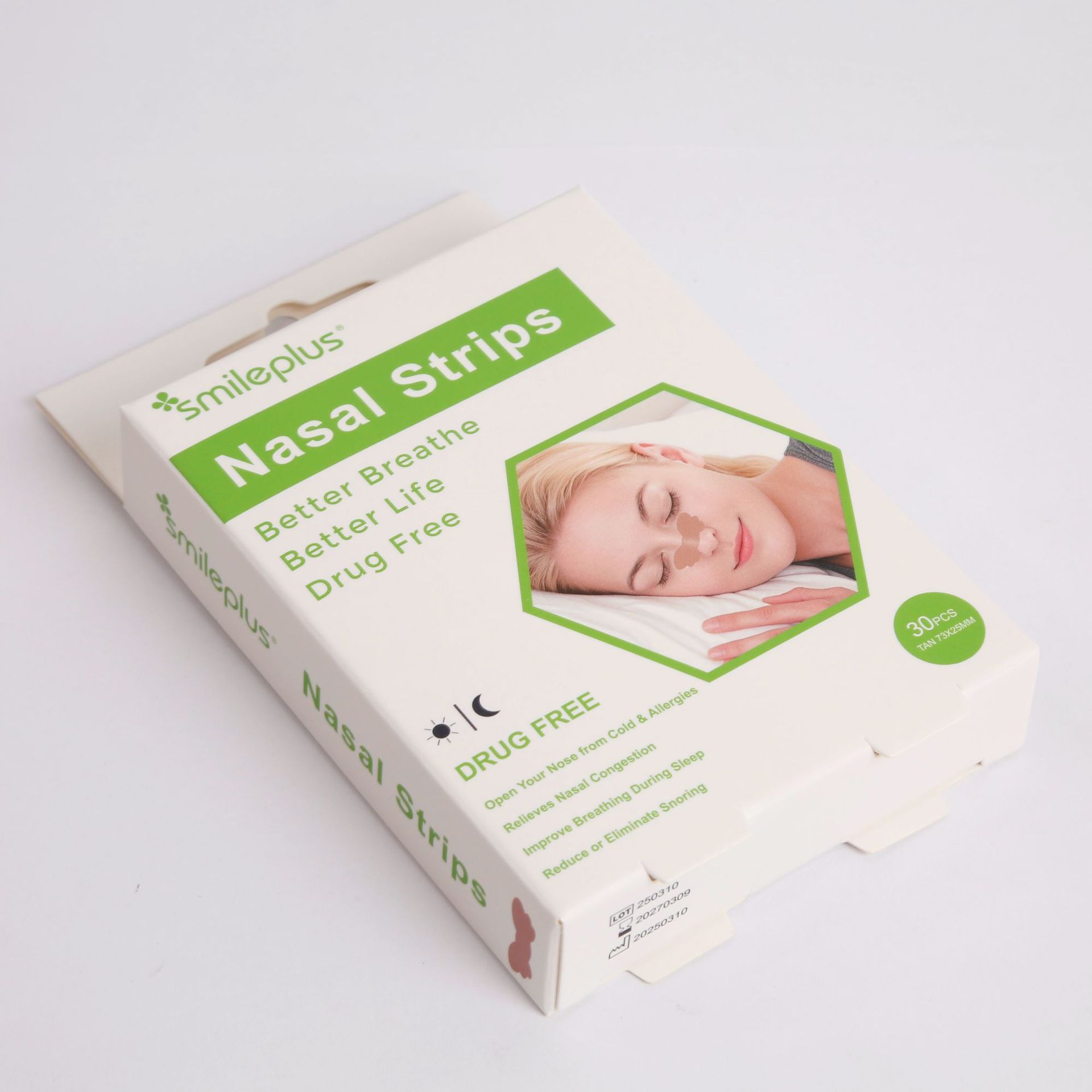 蝶形大号鼻贴跨境透气舒缓打鼾贴睡眠运动量批发美容护肤详情4