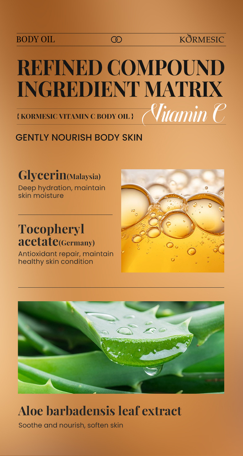 Foreign trade coconut Body oil: Hydrating, moisturizing, anti-dryness, non-sticky, body care pic 29
