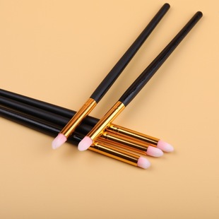 多功能眼影刷眼影棒乳胶棉双头迷你便携甲刷一次性化妆刷美妆工具详情28