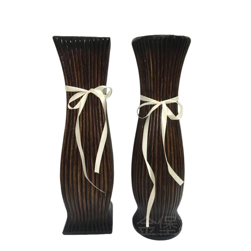 60cm花瓶厂家批发陶瓷花瓶欧式客厅摆饰绢花工艺落地大小花瓶详情9