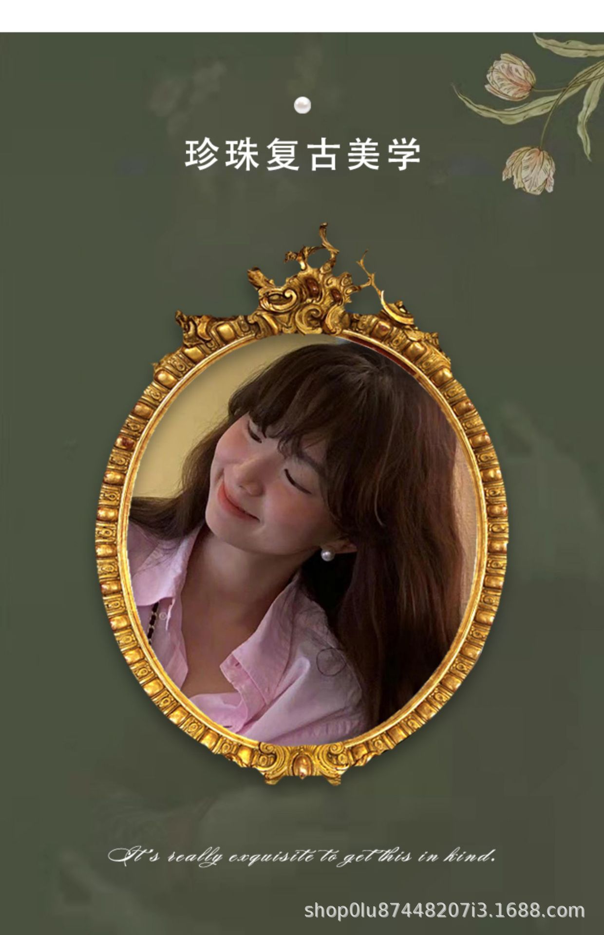 无耳洞耳夹fever同款珍珠耳饰女2023新潮气质名媛轻奢高级感耳环详情1
