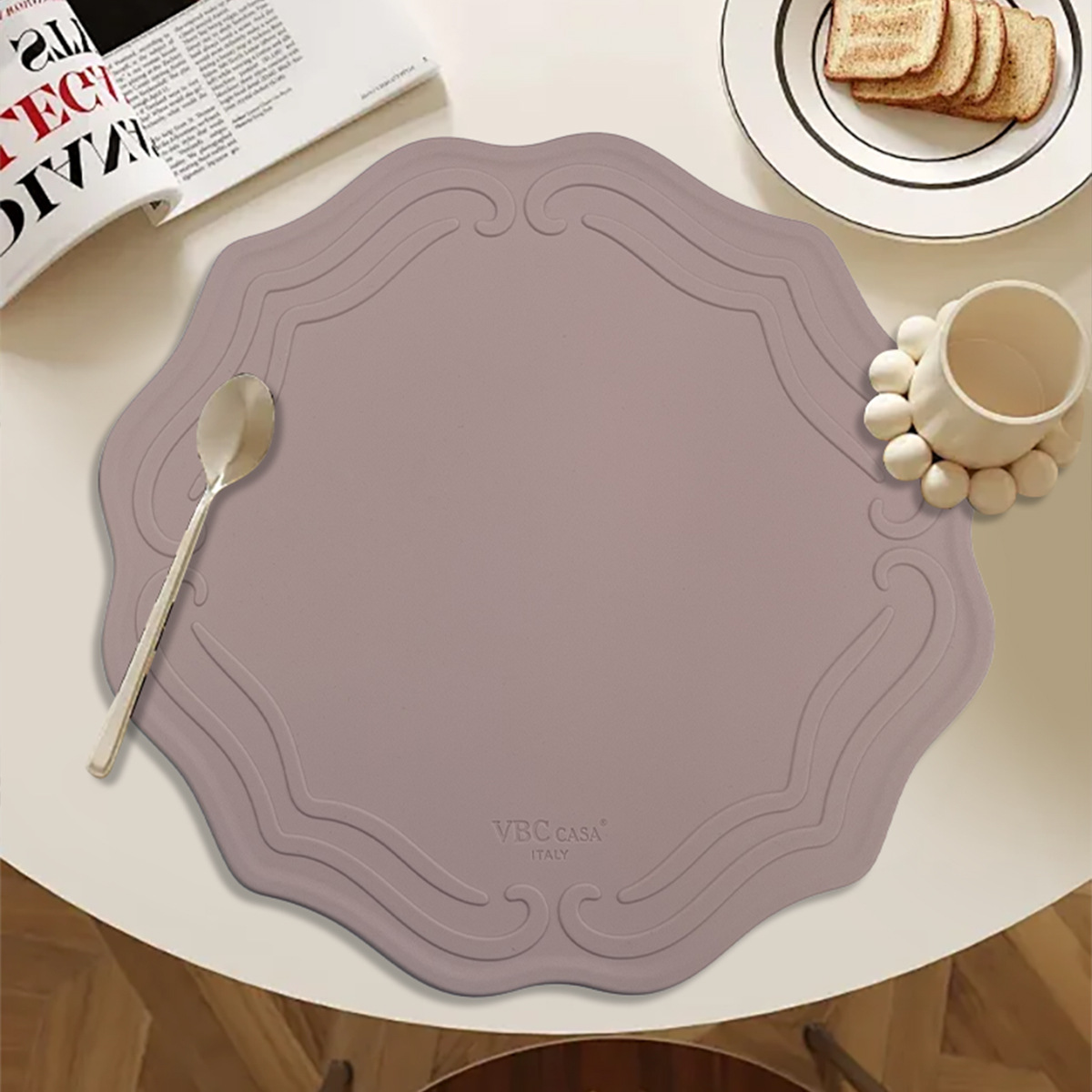 Silicone placemat factory offers free design and customization of molded tableware for solid-state oil pressure solid-to-liquid conversion production pic 10