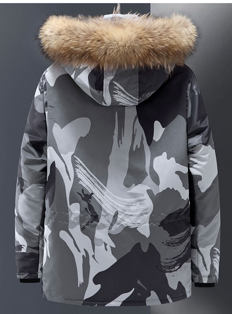 2024新款羽绒服冬季男士中长款情侣户外加厚工装大防寒服外套潮详情8