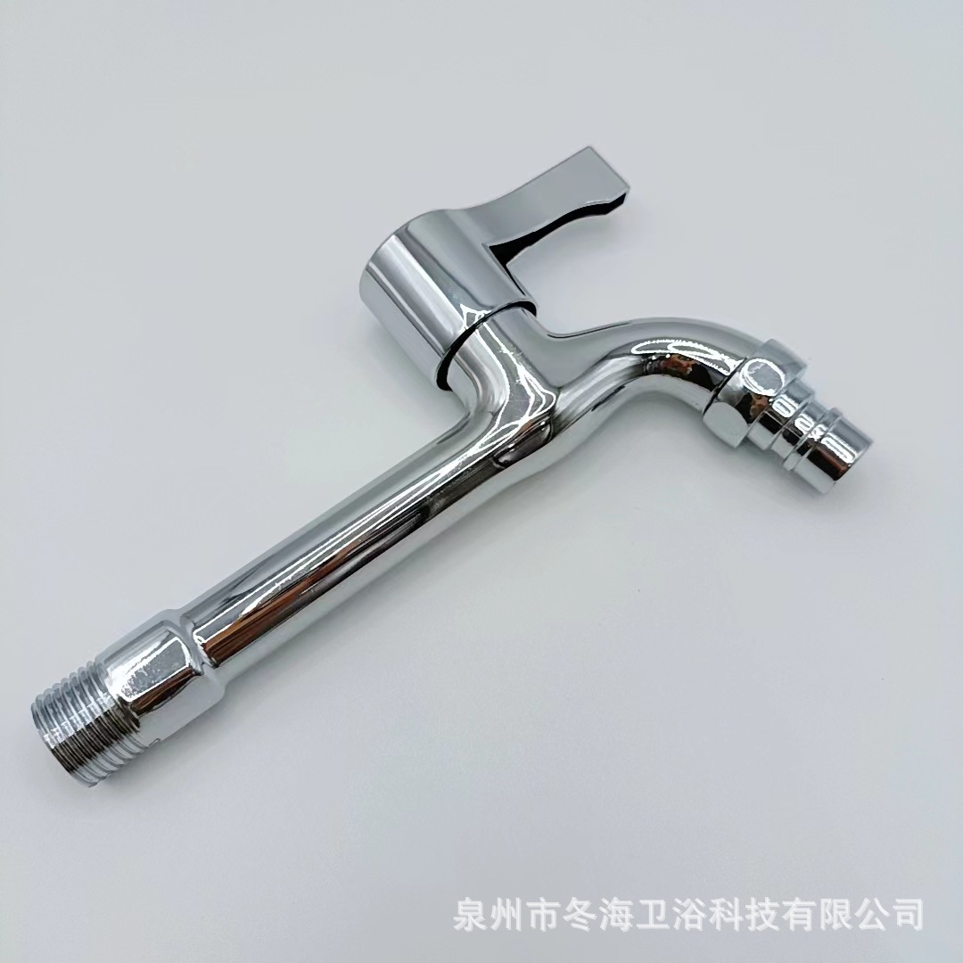 厂家直供外贸跨境款电镀工程款洗手盆拖布池洗衣机快开单冷水龙头详情6