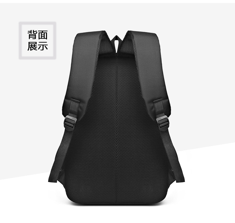 A versatile Oxford cloth student backpack for both men and women, a large-capacity business commuting computer bag for outdoor travel pic 18