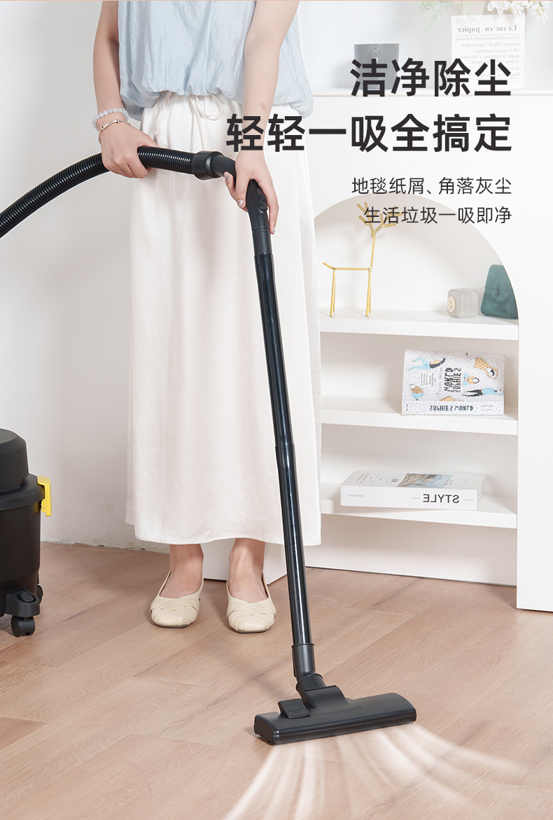 Cross-border e-commerce bucket vacuum cleaner, industrial and household, handheld, high suction power, strong suction, small, dry and wet dual-purpose pic 16