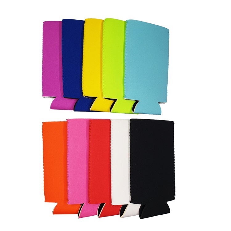 In-stock diving material, solid color, slender, with bottom cup sleeve, 12OZ cola sleeve, 330ml can sleeve, European beer sleeve pic 3