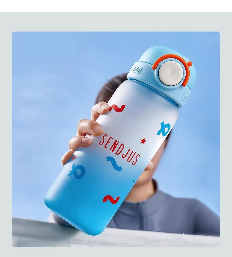 橙黄色多巴胺磨砂玻璃杯茶杯定做玻璃杯主体详情10