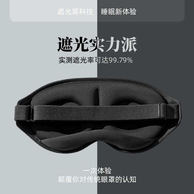 跨境 新款3d立体鼻托眼罩不压眼学生午休护眼罩透气遮光睡眠专用详情16
