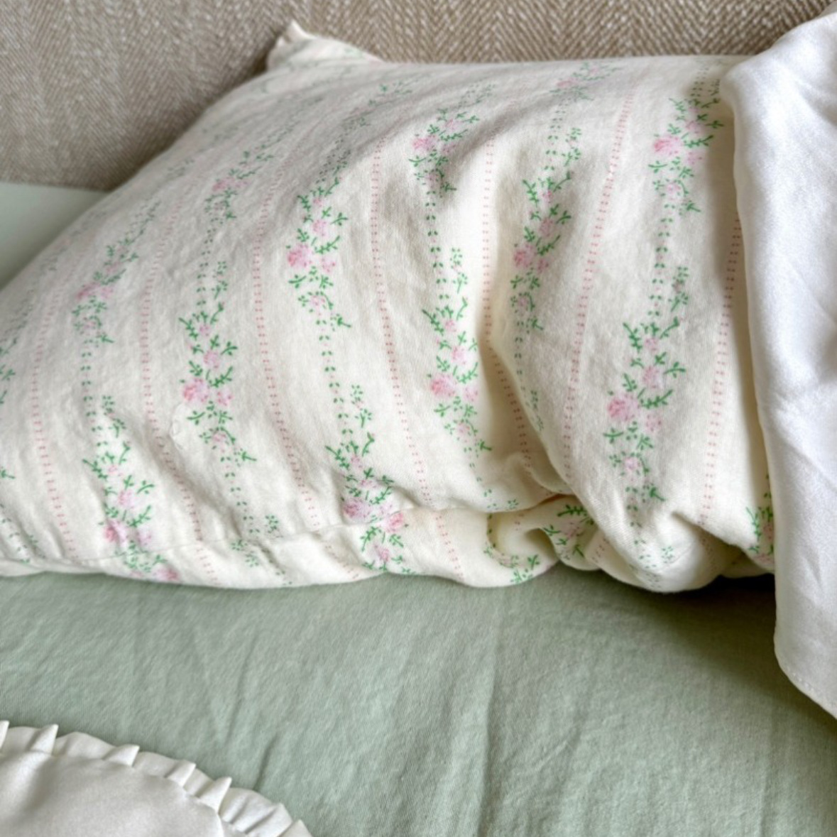 小红书A类全棉有氧双层纱四件套母婴级透气纯棉纱布小清新Kitty猫详情20