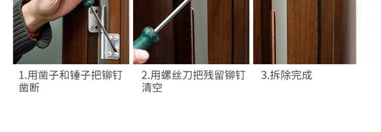 Toilet and bathroom door hinges, aluminum alloy doors, stainless steel bathroom door hinges, folding hinges, hinge accessories, loose-leaf hinges pic 21