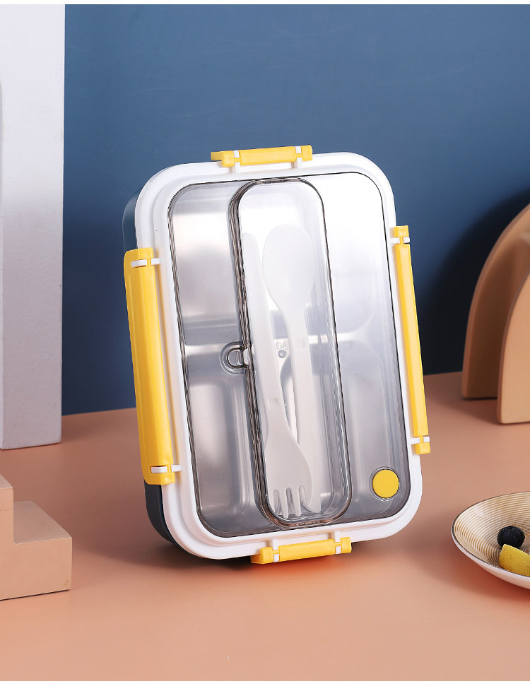 INS网红304不锈钢保温饭盒学生分格午餐盒办公成人便当盒bentobox pic 22