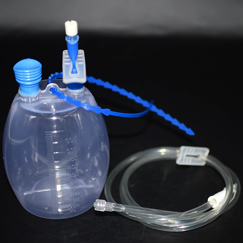 跨境专供一次性高负压引流装置400ml负压引流瓶医用高负压引流器详情12