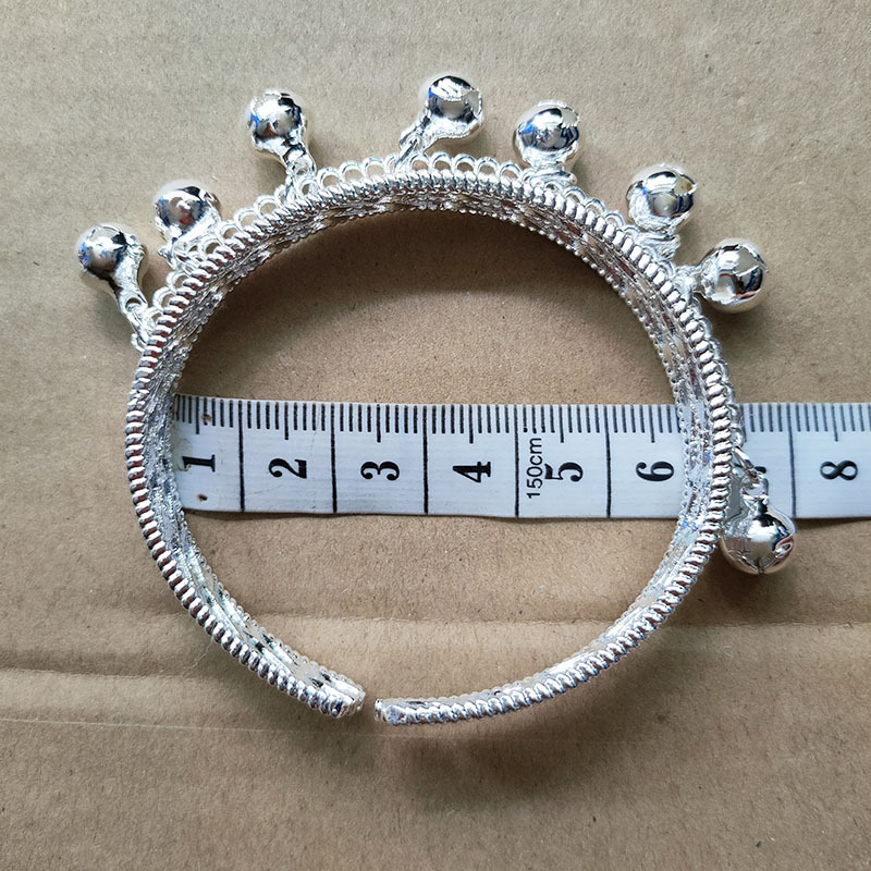 Eight bell bracelets and five bell stage ornaments in the style of Miao silver ethnic style from street stalls at tourist attractions pic 2