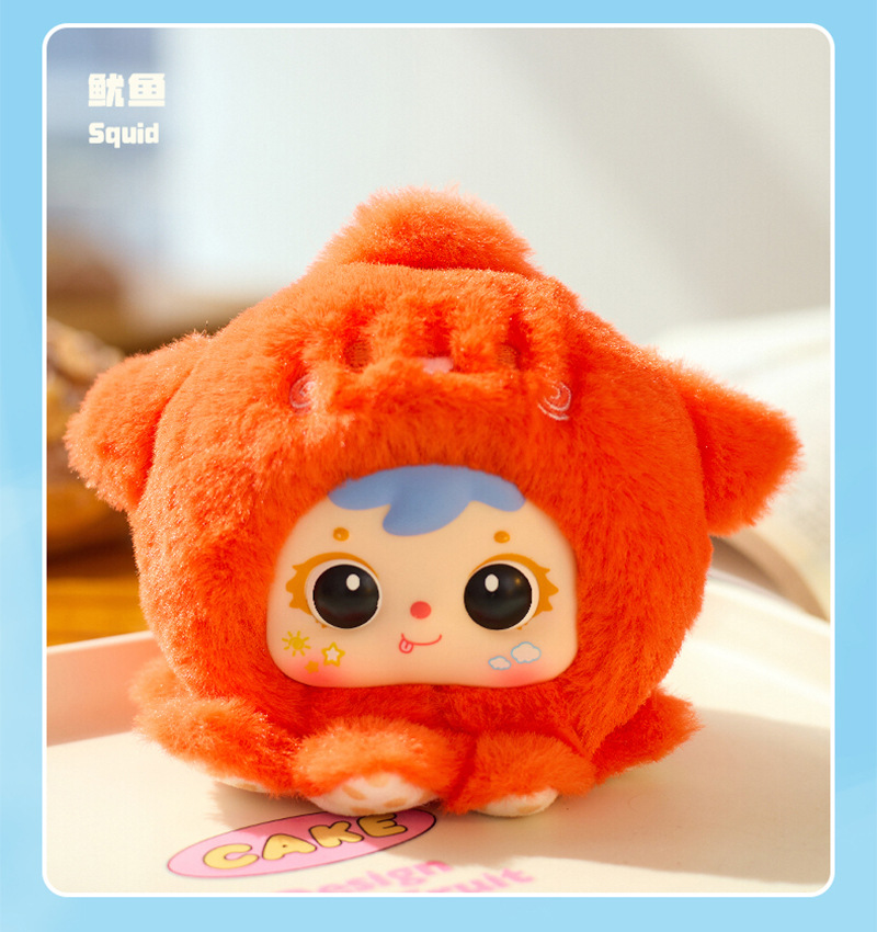 可爱萌宠三小毛(Samuel）海底总动员毛绒挂件盲盒创意女生包配饰详情26