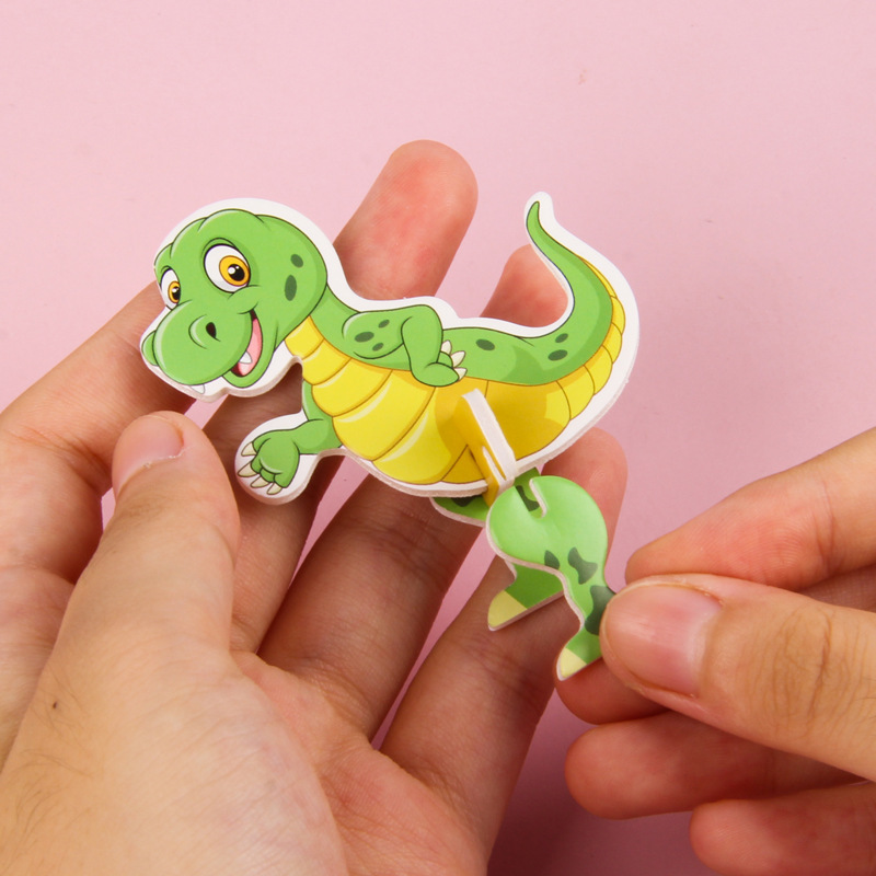 DIY泡沫手工恐龙拼图立体益智早教拼装小拼图地摊热卖详情2