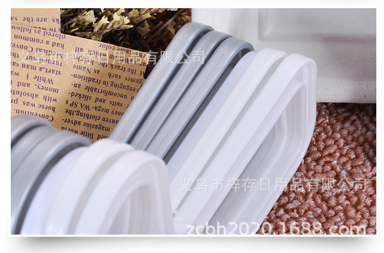 塑料长方形浴巾架成人儿童围巾架商场超市毛巾架专卖店厂家批发详情10