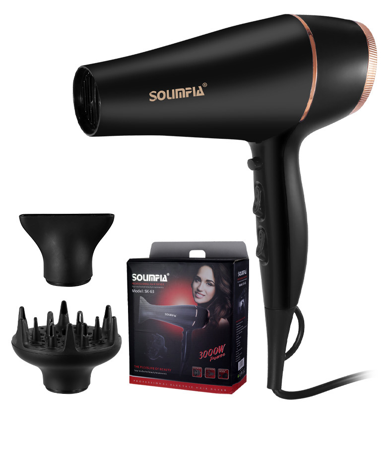 SOLIMPIA hair dryers, high wind power, hair salon dormitories, household hair dryers, high-power quick-drying, cold and hot air wholesale pic 11