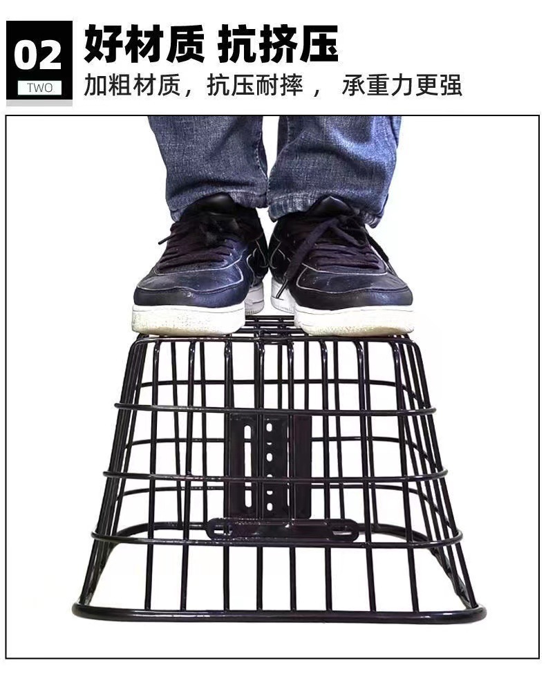 批发电动车前置车筐通用自行车配件车篮子大容量置物前后车篓通用详情9