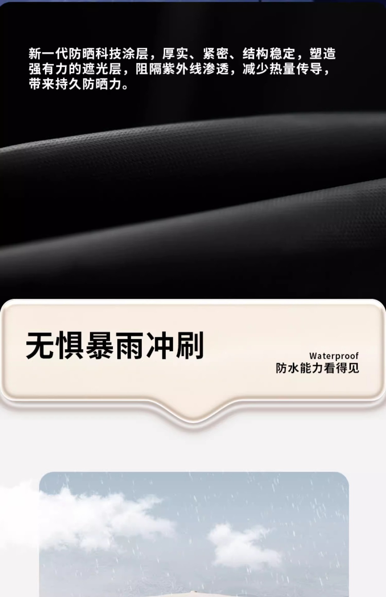 60-bone fully automatic umbrella, large female sun umbrella for both weather and rain, sun protection and UV protection, special for heavy rain pic 15