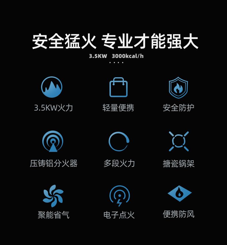 磁吸卡扣卡式炉户外露营便携野外炉具卡磁瓦斯燃气罐煤气灶定制详情8