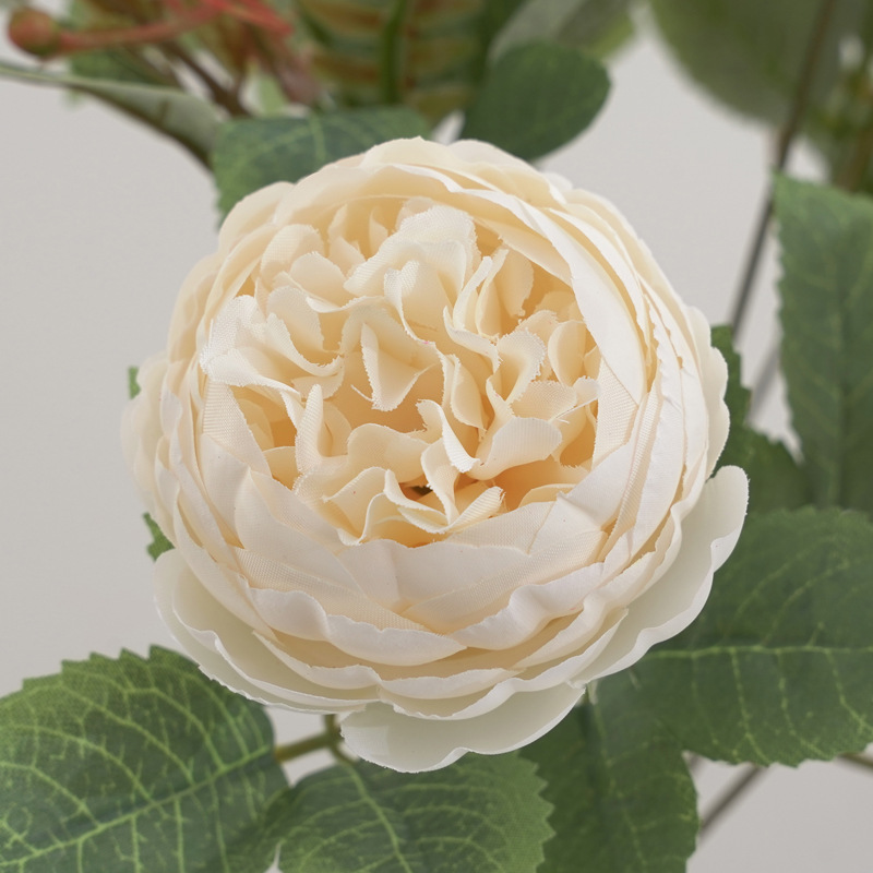 仿真花假花束 7叉欧式洋牡丹 家居婚庆装饰花瓶插花绢花玫瑰芍药详情11