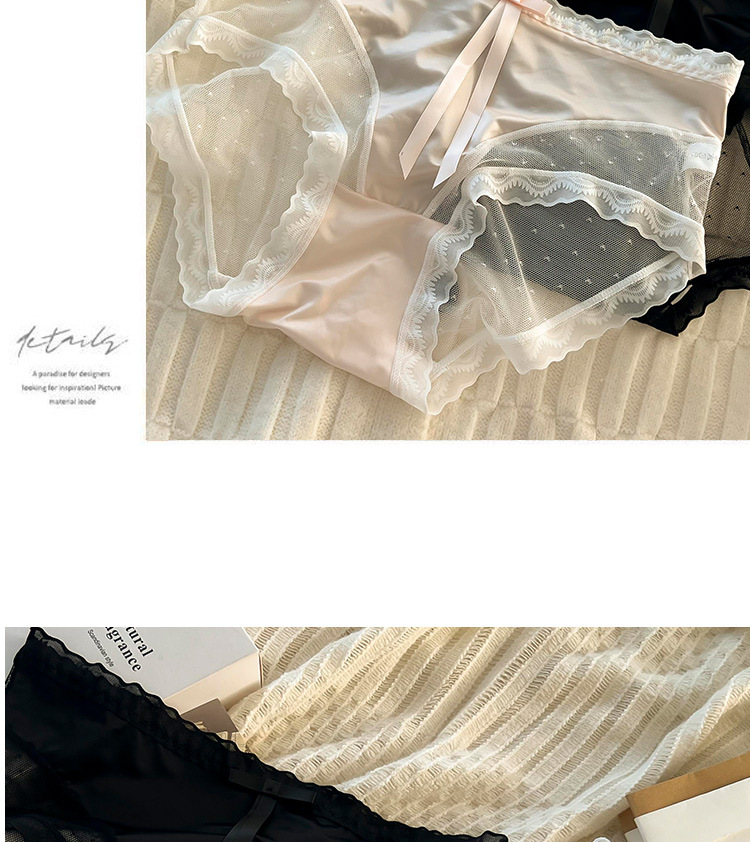 新款大码胖mm200斤中式蕾丝性感女士网纱甜美女纯欲风内裤详情13