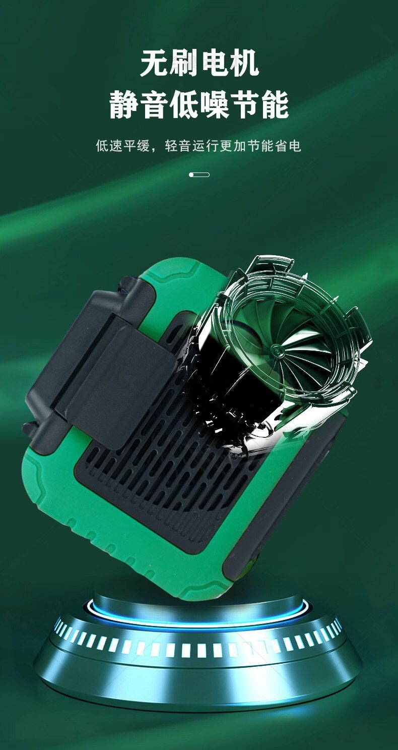 挂腰风扇！充电宝手电筒多功能风扇大风力学生工地夜钓旅行登山详情4