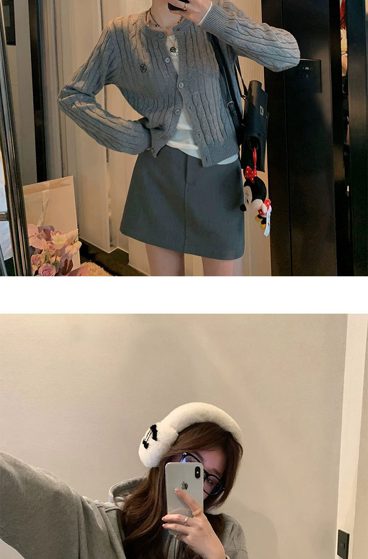 春秋百搭裙裤抗皱修身显腿短裙女高腰a字裙内衬包臀西装半身裙详情25