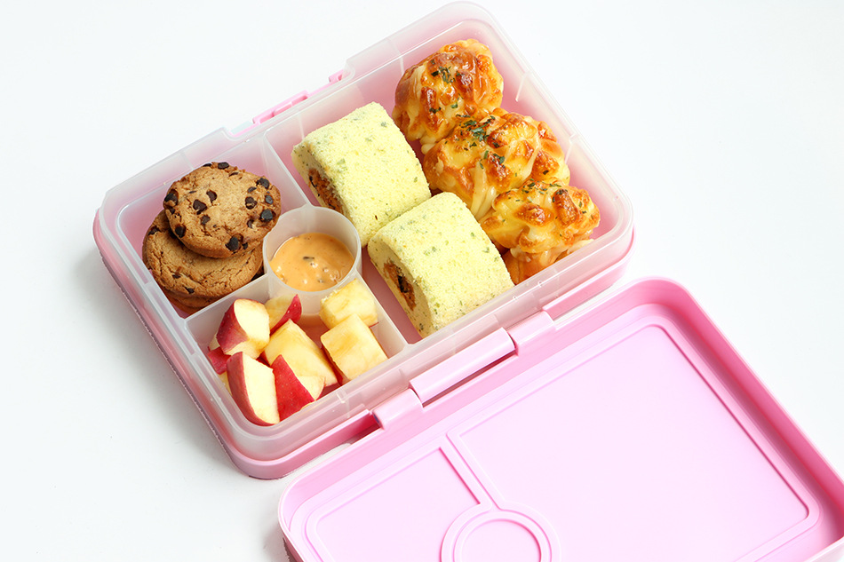 Straps - Lunch box, student bento box, sandwich box, single-layer European and American snack box pic 4
