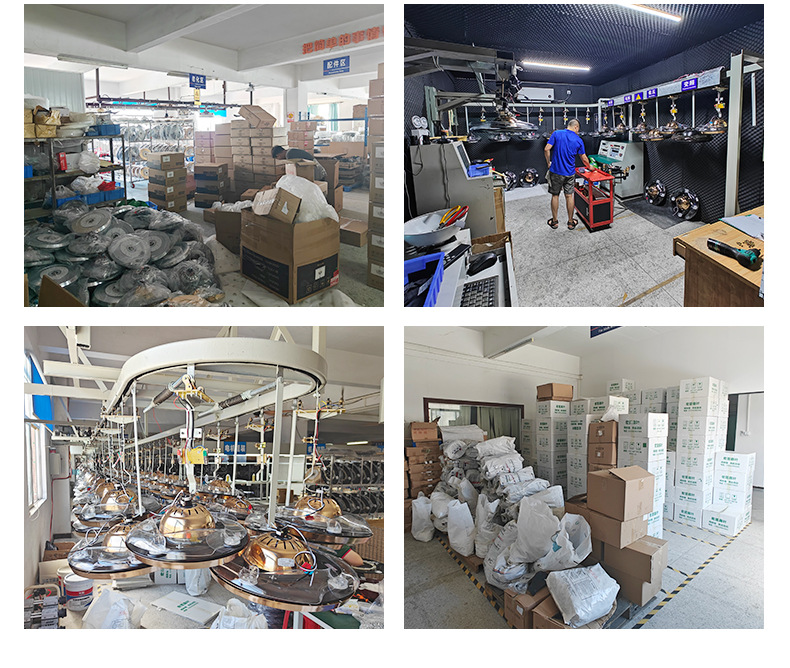 E27 screw-type new fan lamp for bedroom and kitchen led energy-saving home bedroom ceiling chandelier remote control integrated ceiling fan pic 25