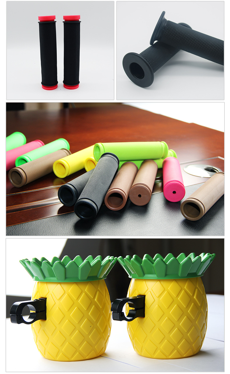 Factory wholesale bicycle and mountain bike plastic handlebar covers, bicycle accessories, mountain bike shock-absorbing and anti-slip handlebar covers pic 9