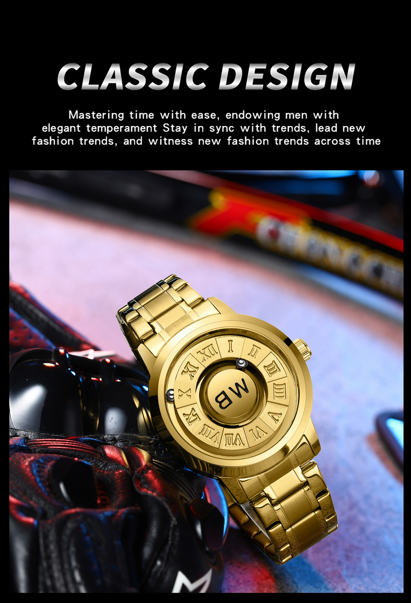 石英表男表炫酷个性男士概念手表男黑科技磁力悬浮博士通BESTWIN详情34