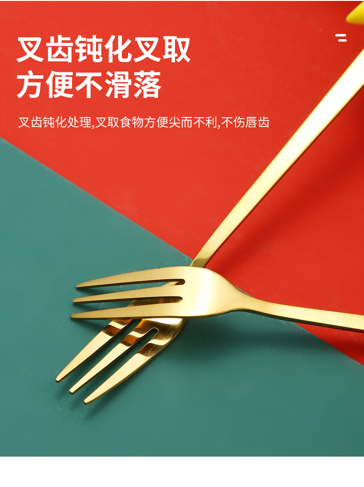 圣诞礼品餐具不锈钢咖啡勺子甜品勺叉套装创意卡通小公仔勺子叉子详情7