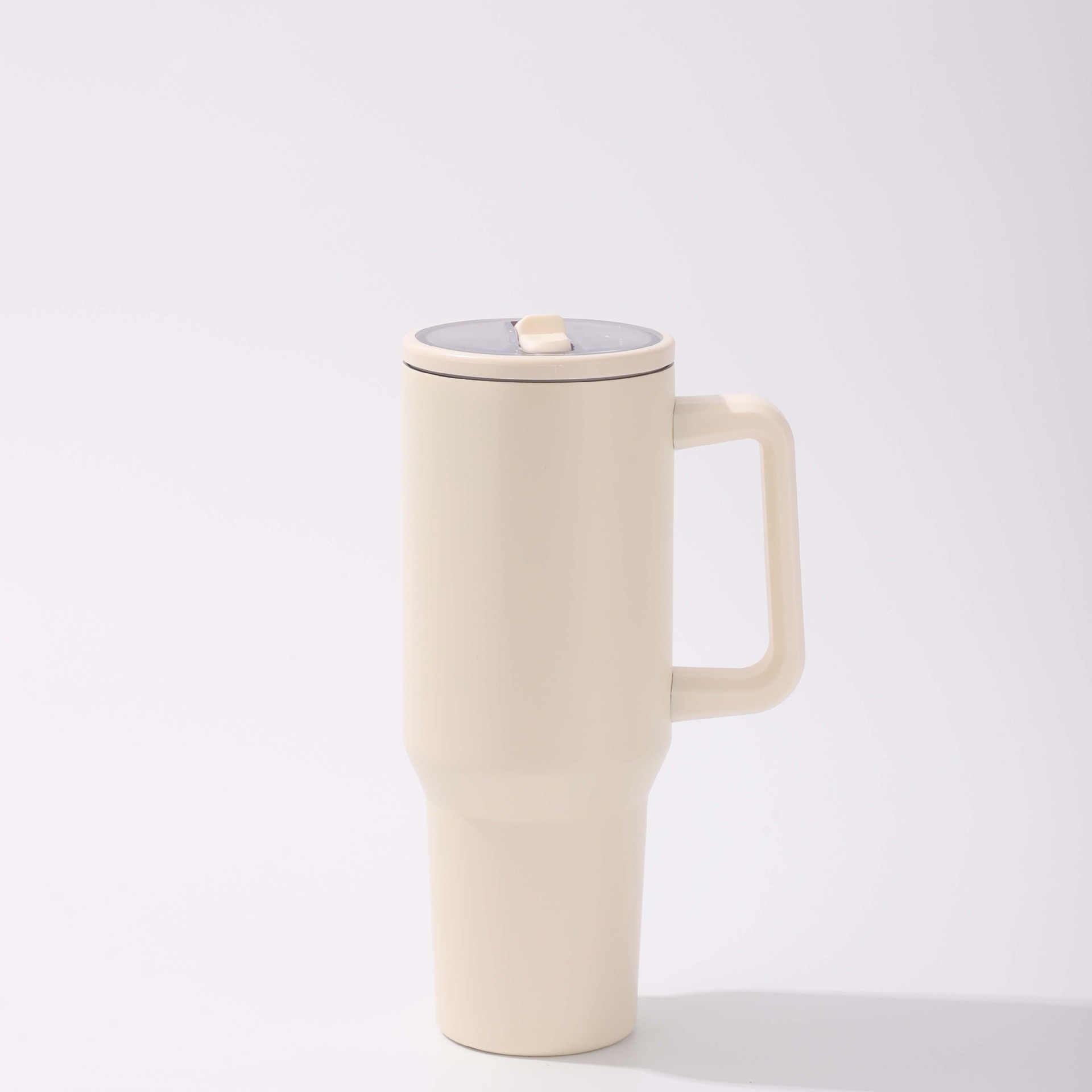 40oz304不锈钢手柄汽车杯纯色吸管保温水杯大容量保冷冰霸杯批发详情2