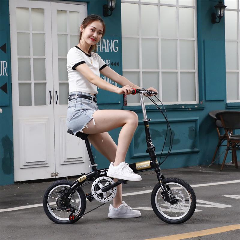 14-inch folding bicycle, ultra-light and portable adult bicycle, folding bike, urban leisure cycling bicycle pic 69