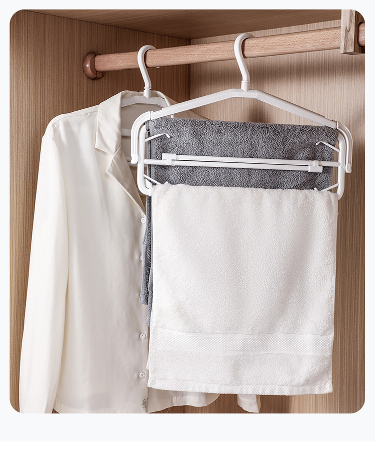 伸缩折叠衣架家用可伸缩晾毛巾衣架挂架浴巾防风挂衣架晒衣架跨境详情14