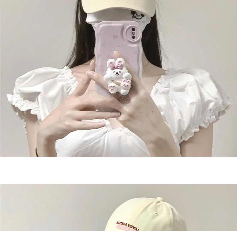 品牌【森多娜】休闲帽 通勤款 新款ins粉色棒球帽子女春夏天韩版时尚百搭字母学生鸭舌帽批发详情13