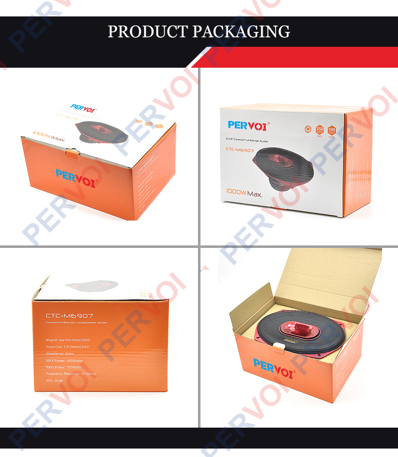 Pewo nuevo coche audio 6x9 pulgadas medium bass altavoz de coche altavoz de puerta universal pic 5
