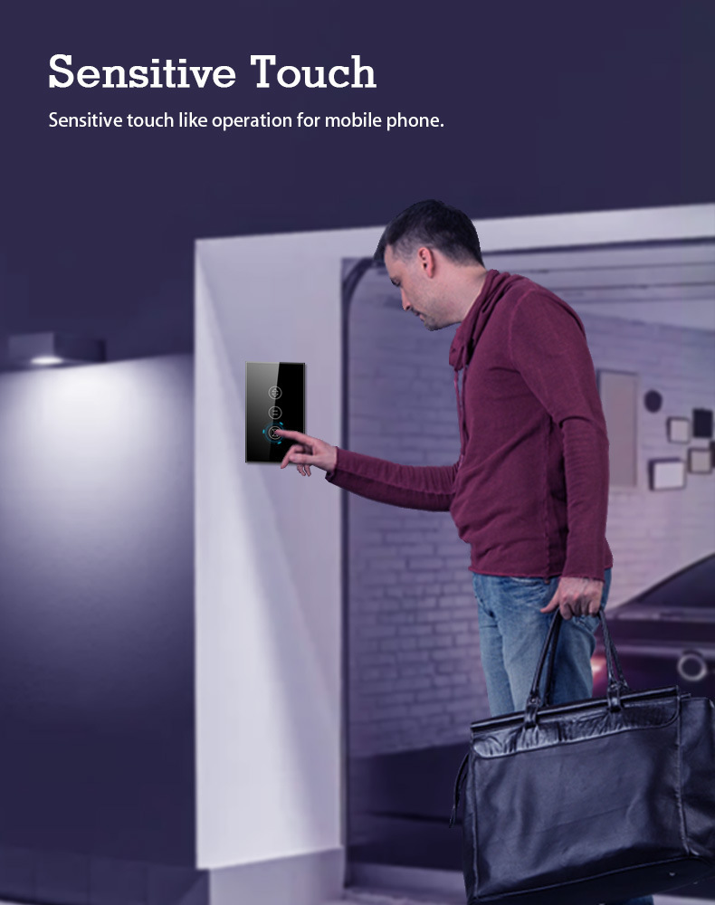 Tuya Smart American Standard Rolling Shutter Door switch, Tuya Smart garage Door Switch, Wireless Smart Rolling shutter Door switch pic 4